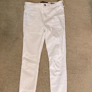 White Hollister Skinny Jeans